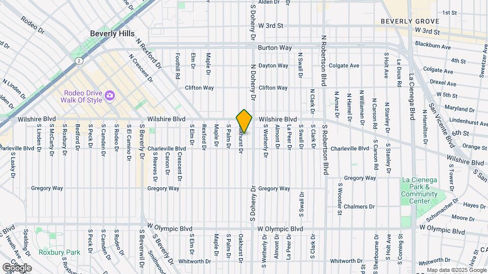 136 S Oakhurst Dr Map and Location Details