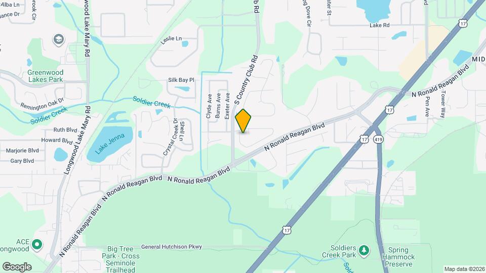 1563 Oberlin Terrace Map and Location Details