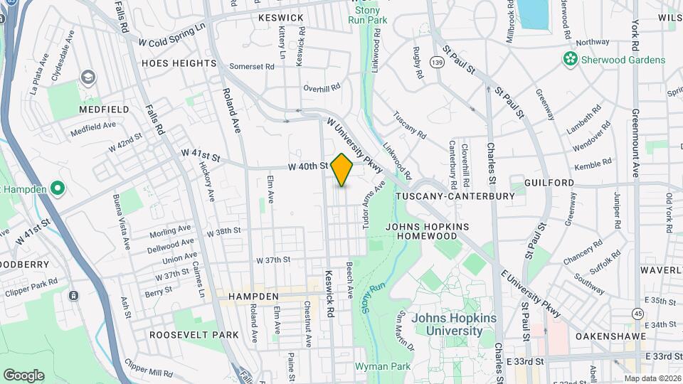 3918 Beech Ave Map and Location Details