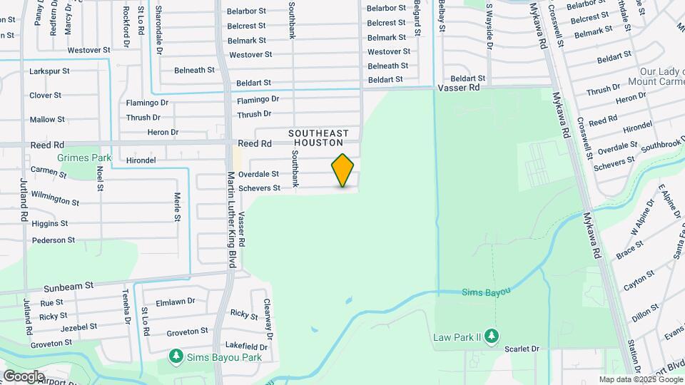 5854 Schevers St Map and Location Details