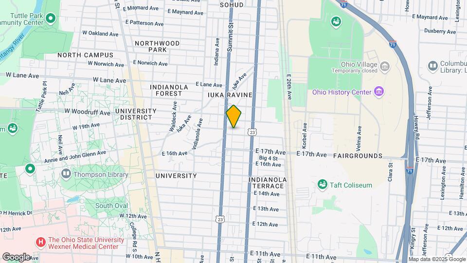 310 E 18th Ave Mapa y Detalles de la Ubicación