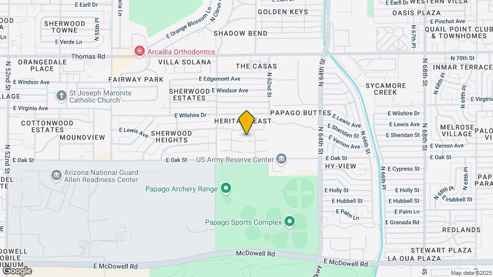 6108 E Vernon Ave Mapa y Detalles de la Ubicación