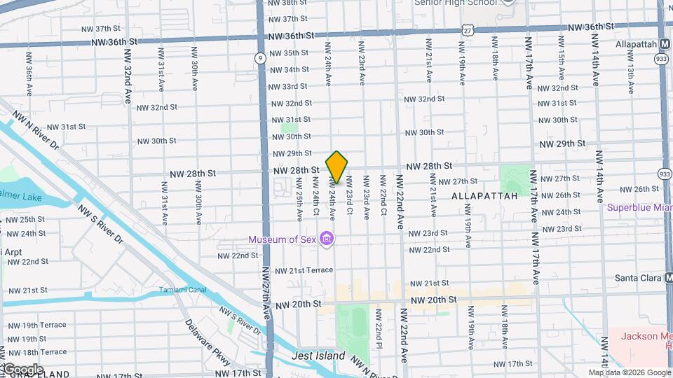 2635 NW 24th Ave Map and Location Details