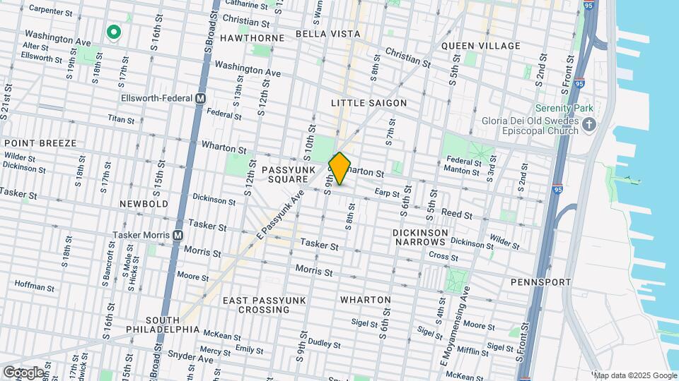 827 Reed St, Unit 1st Floor Map and Location Details