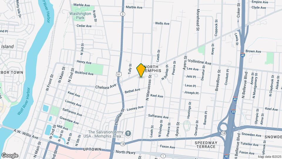 854 Woodlawn St Map and Location Details