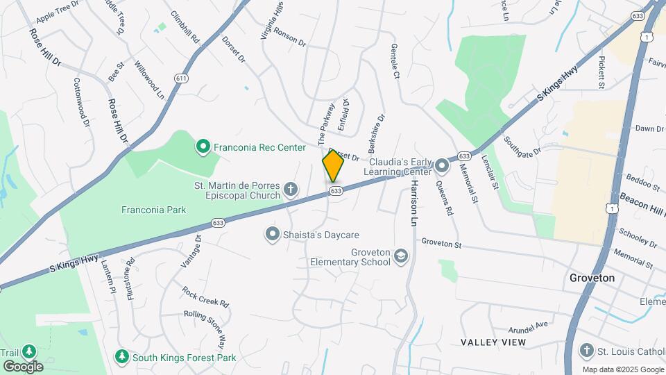 6726 S Kings Hwy Map and Location Details