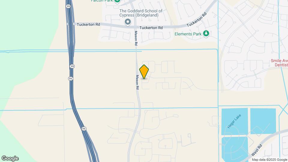 9610 Angelina Water Dr Mapa y Detalles de la Ubicación