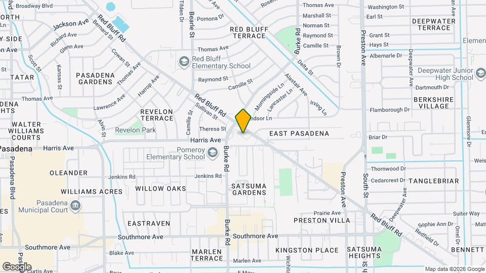 2300 Red Bluff Rd Map and Location Details