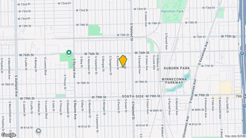 7700 S Green St Map and Location Details