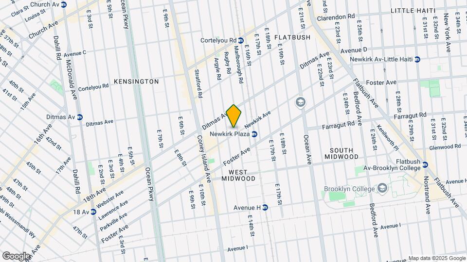 1319 Newkirk Ave Map and Location Details
