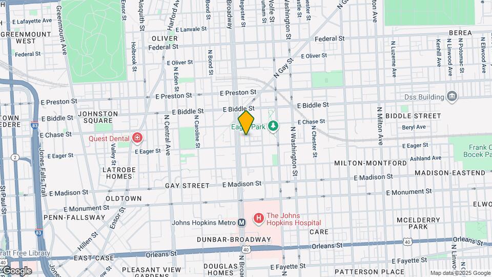 1012 McDonogh St Mapa y Detalles de la Ubicación