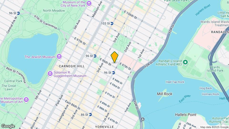 231 E 96th St Map and Location Details