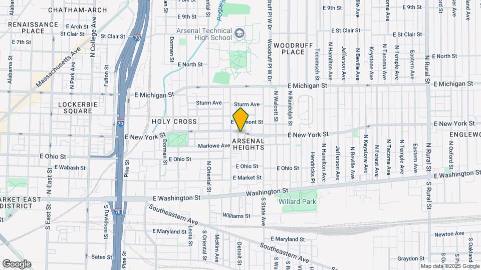 322 N Summit St Map and Location Details