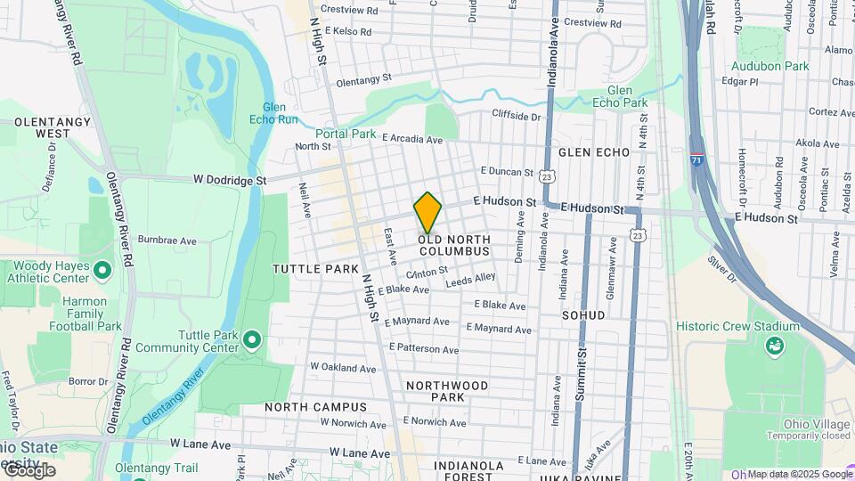 136 E Tompkins St Mapa y Detalles de la Ubicación