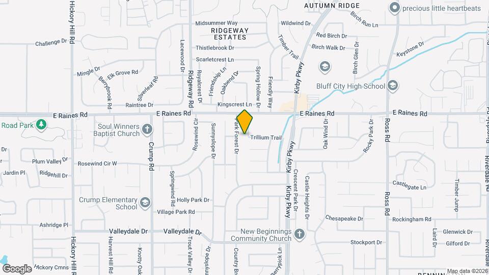 6363 Trillium Trail Map and Location Details