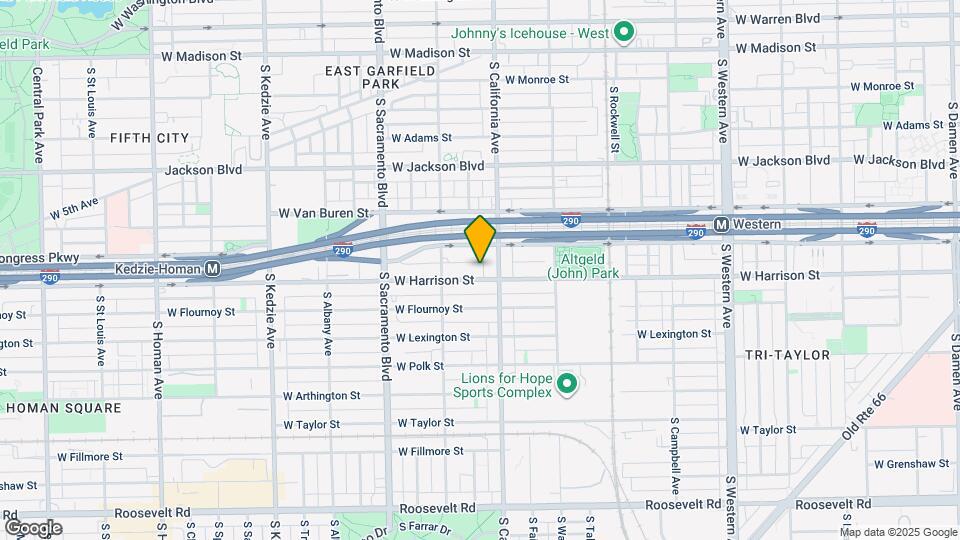 2818 W Harrison St Map and Location Details