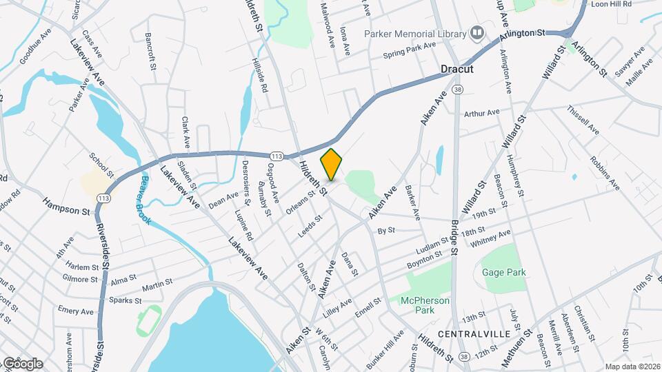 417 Hildreth St Map and Location Details