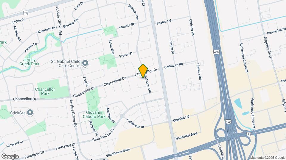 589 Belview Ave Map and Location Details