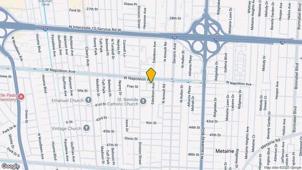 2118 Edenborn Ave Map and Location Details