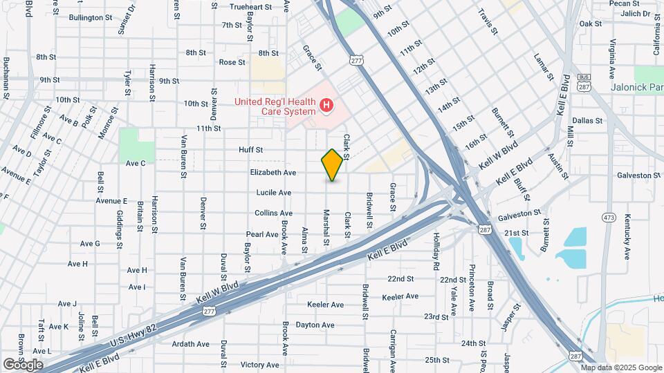 1638 Lucile Ave Map and Location Details