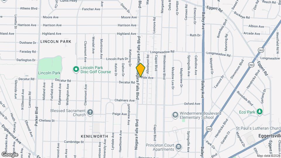 579 Niagara Falls Blvd Map and Location Details