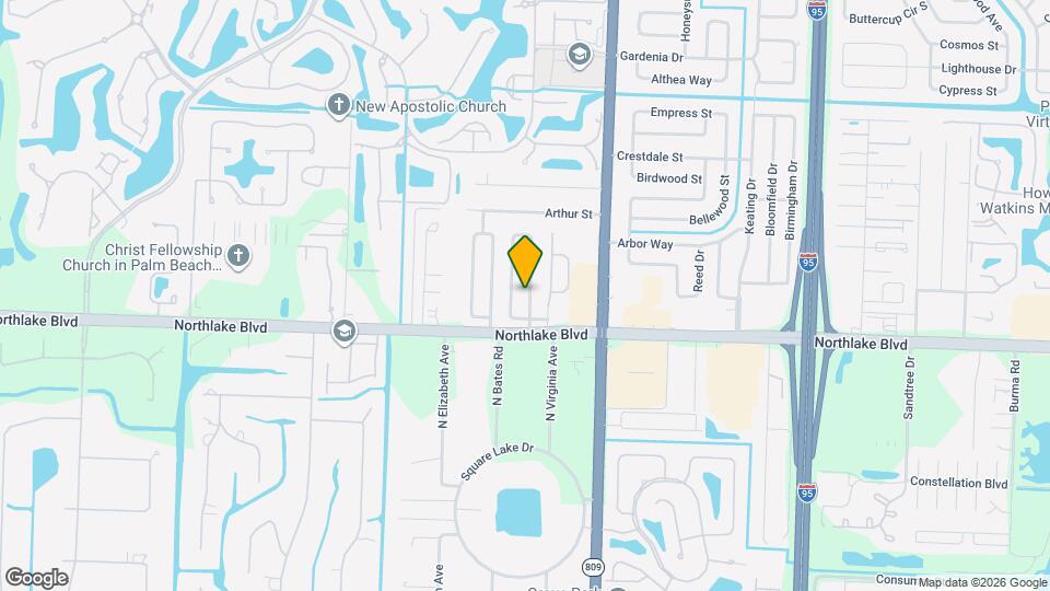 9077 E Highland Pines Dr Map and Location Details