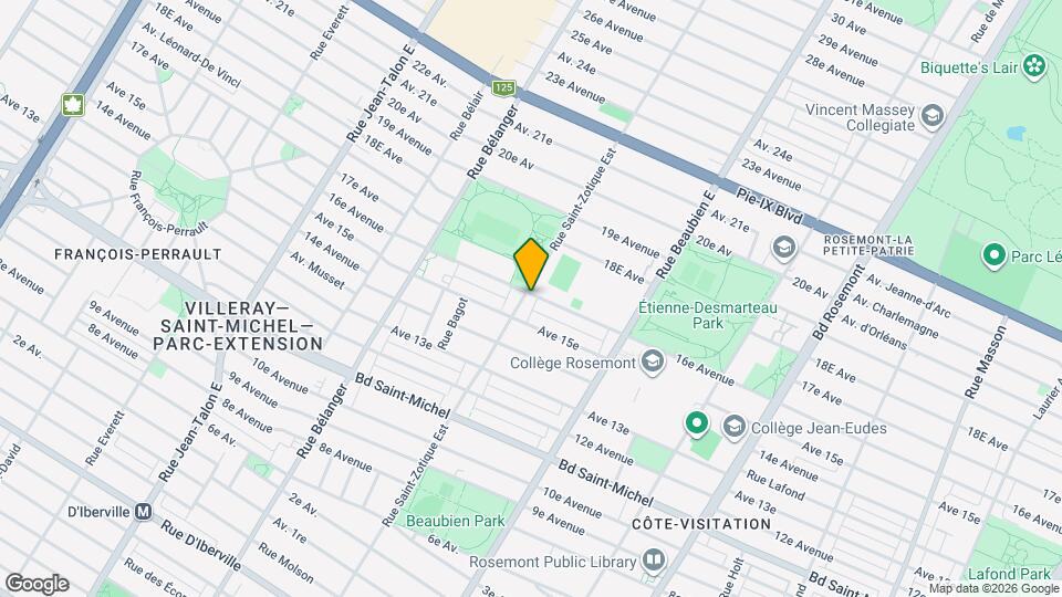 3638-3640 Saint-Zotique Rue Map and Location Details