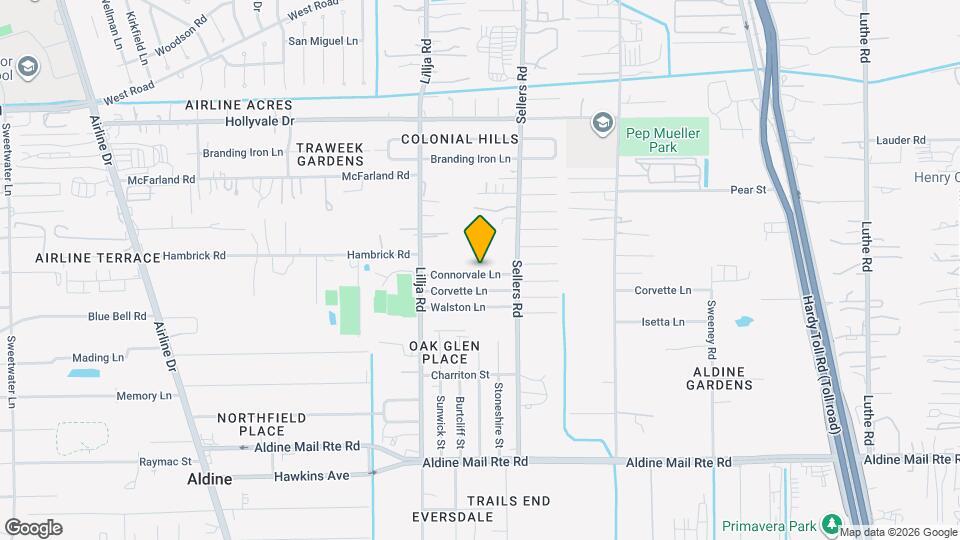 611 Connorvale Ln Map and Location Details