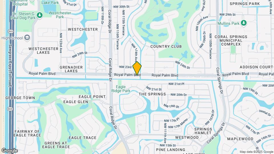 11398 Royal Palm Blvd, Unit 11398 Map and Location Details