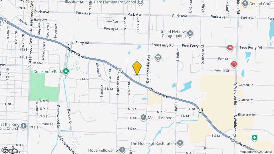 1306 S 41st St Map and Location Details