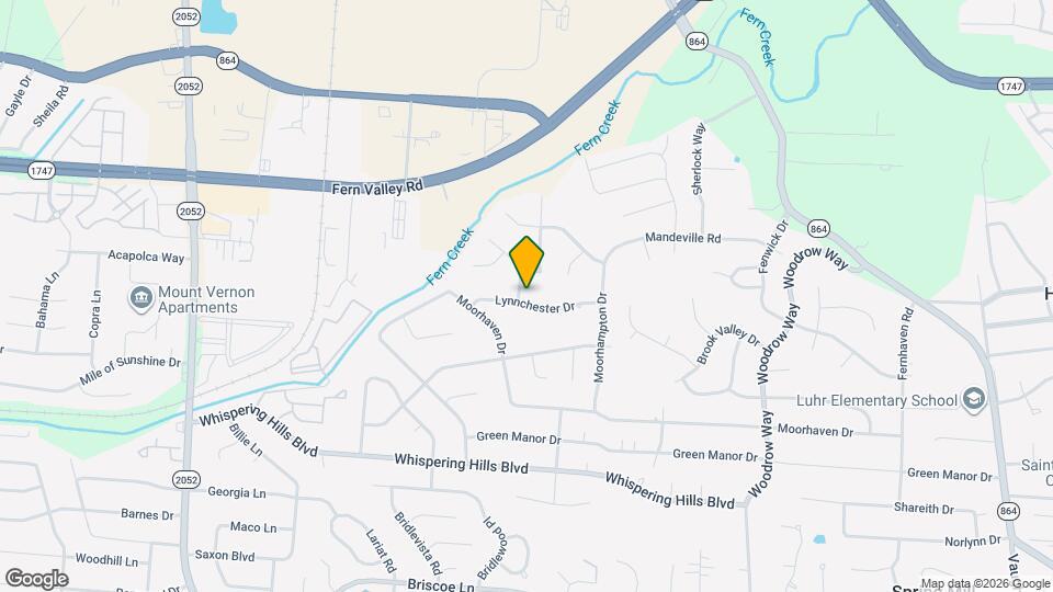 6201 Lynnchester Dr Map and Location Details