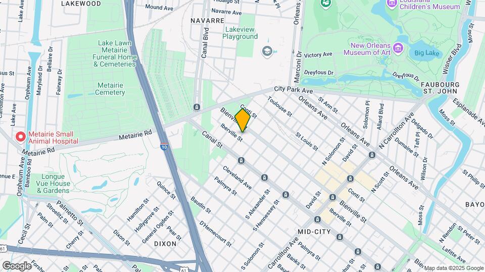 4737 Iberville St Mapa y Detalles de la Ubicación
