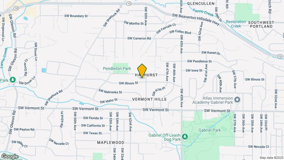 5025 SW Illinois St Map and Location Details