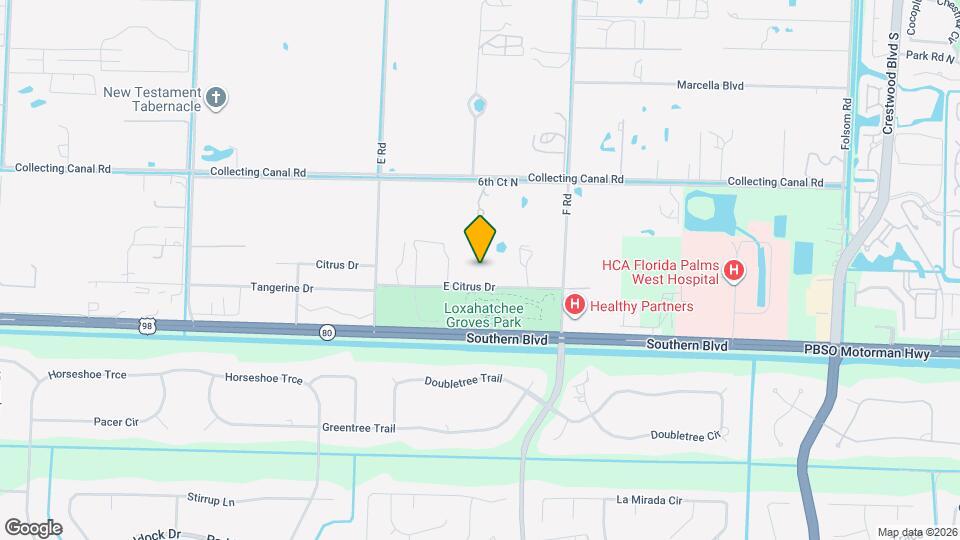 13717 E Citrus Dr Map and Location Details