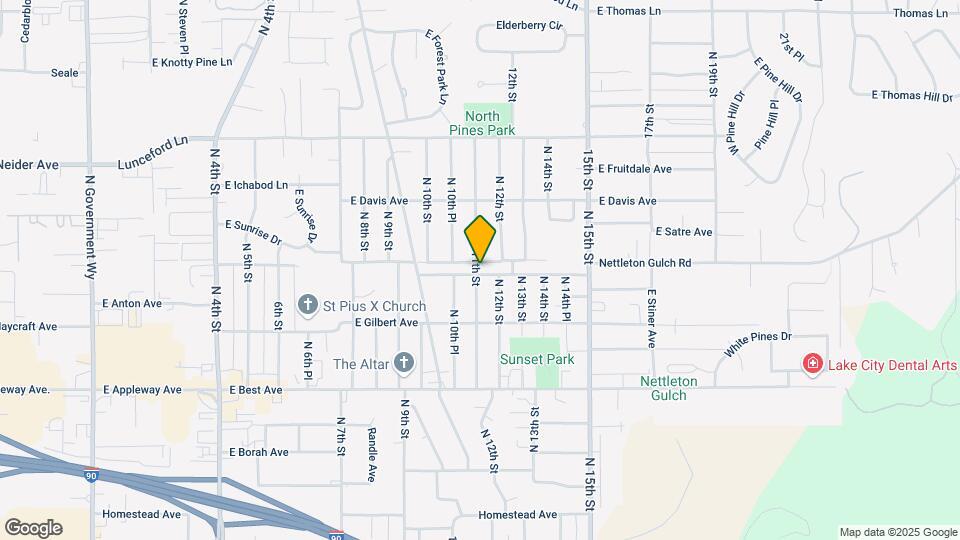 1101 E Stiner Ave Map and Location Details