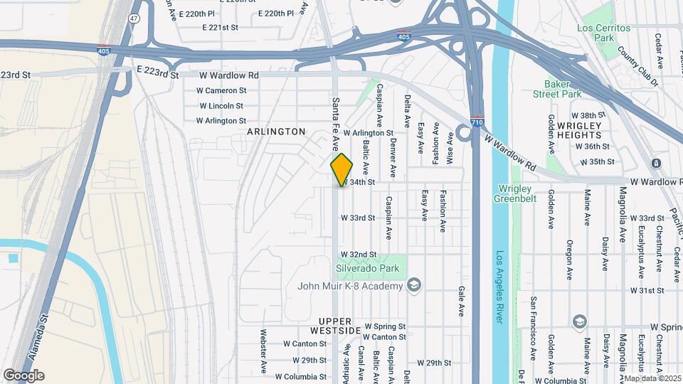 3374 Santa Fe Ave Map and Location Details