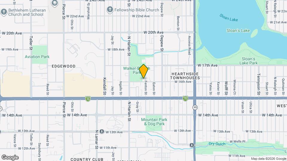 5823 W 16th Ave Mapa y Detalles de la Ubicación