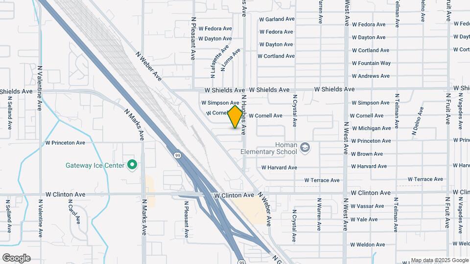 2132 W Princeton Ave Map and Location Details