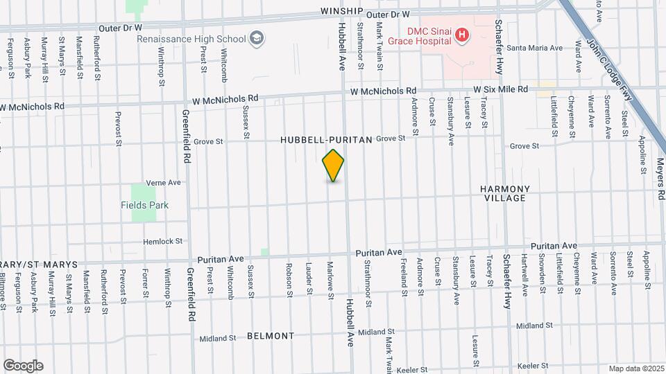 16540 Marlowe St Map and Location Details