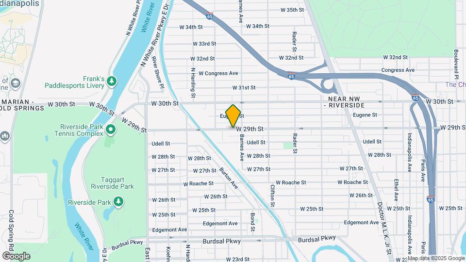 1227 W 29th St Map and Location Details