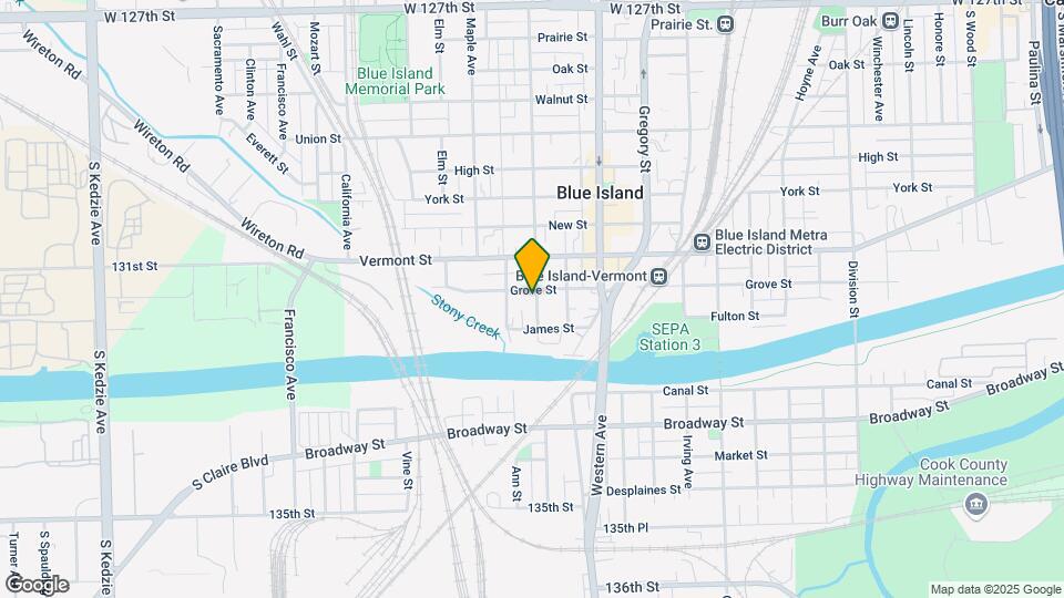 2501 Grove St Map and Location Details