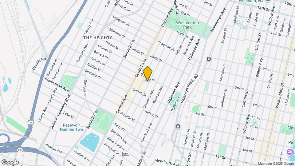 107 Hancock Ave Map and Location Details