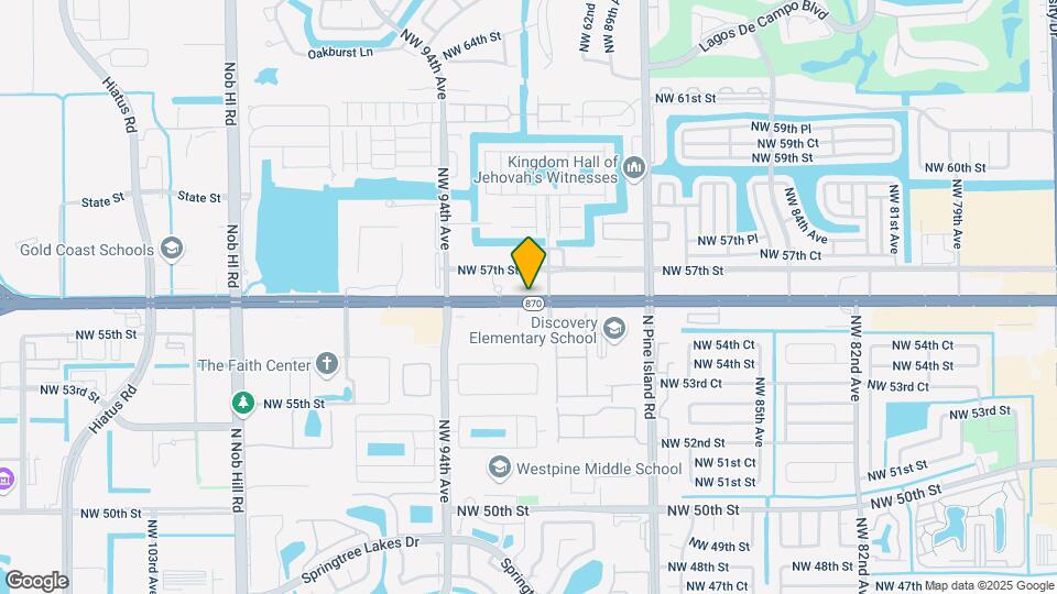 9125 W Commercial Blvd Map and Location Details