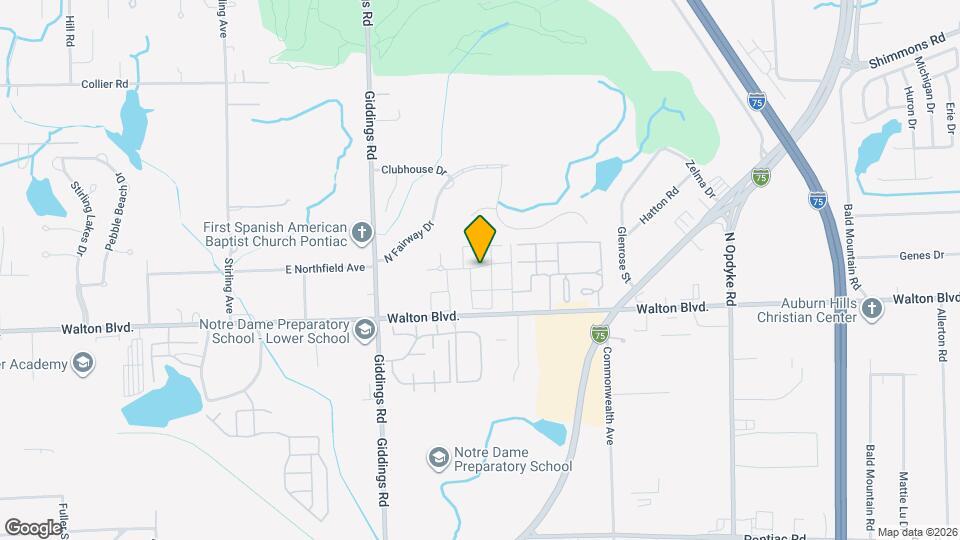 Auburn Village Townhomes Map and Location Details