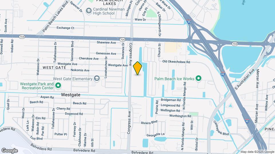 1710 N Congress Ave Map and Location Details