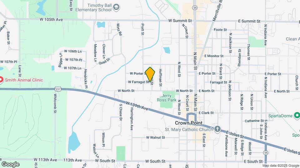 501 W Farragut St Map and Location Details