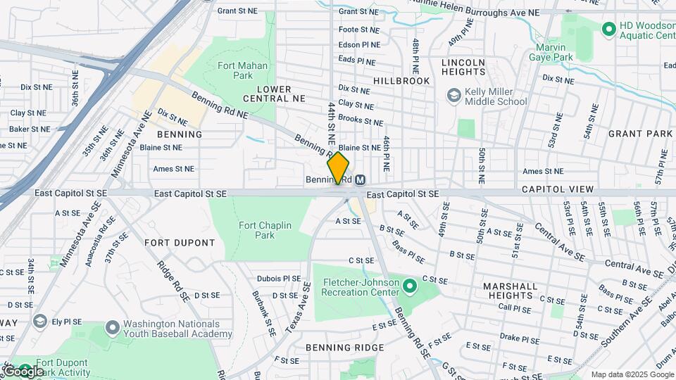 4274 E Capitol St NE, Unit East Capital Gardens Mapa y Detalles de la Ubicación