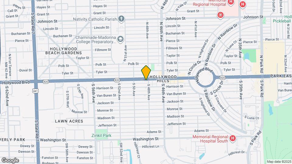 4800 Hollywood Blvd Map and Location Details