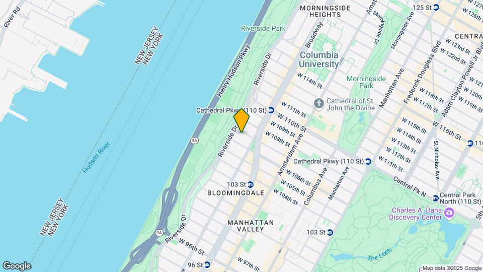 318 W 107th St-Unit -5F Map and Location Details