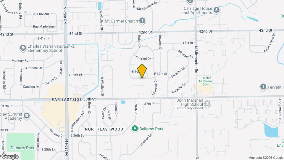 3049 Roseway Dr Map and Location Details